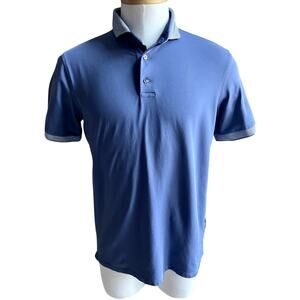 Greyson blue cotton blend polo size M